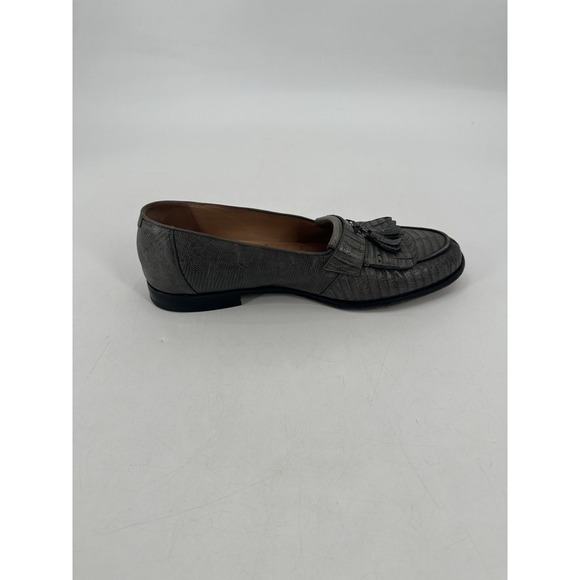 Mezlan Platinum Kiltie Tassel Loafer Men\'s‎ Size 9.5 Lizard Spain main image 8